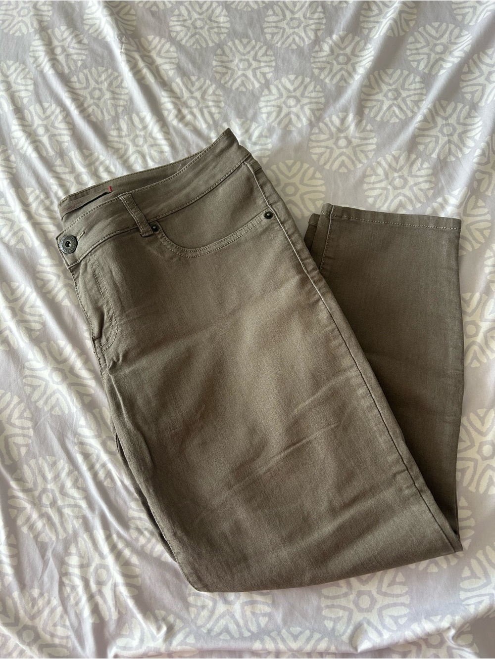 Brody Jeans Olive-Taupe Slim Pants